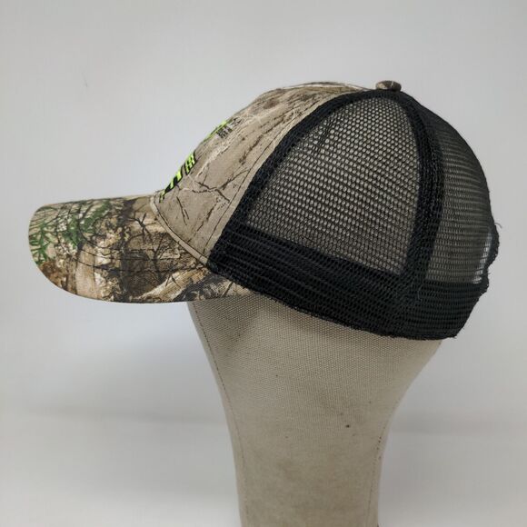 Realtree Edge Men's Snapback Mesh Back Camo Hat Brown OSFM Embroidered Logo - Picture 5 of 10